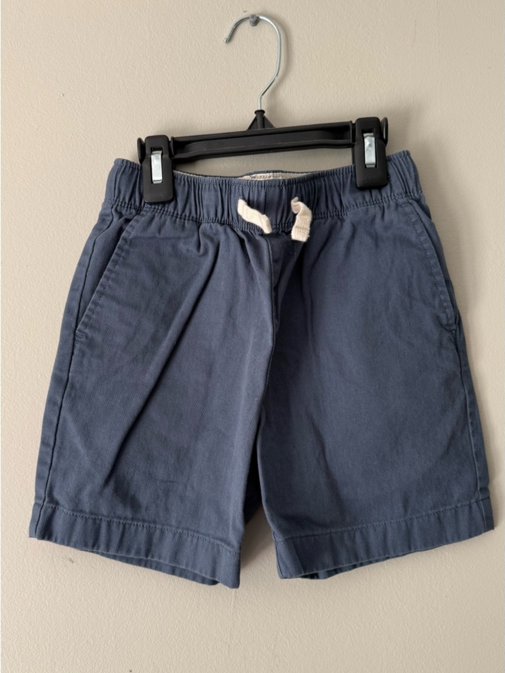 Boys Crewcuts Navy Drawstring Pull-on Cotton Chino Shorts